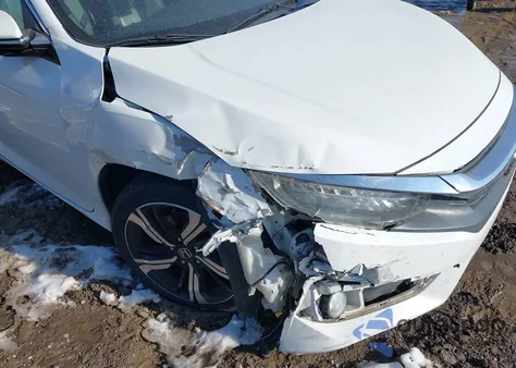 2016 Honda Civic Touring из США, поврежденный, VIN 2HGFC3B91GH357421